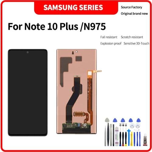 For SAMSUNG Note 10 Plus N975 LCD display High quality HD brand new screen assembly with Disassembly tools