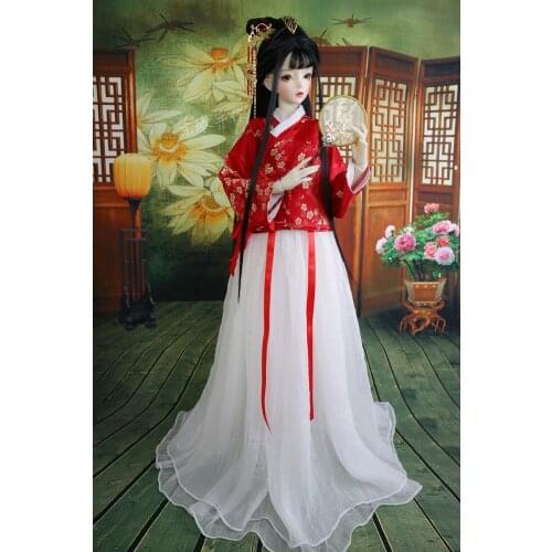 1/4 1/3 BJD clothing Accessories doll Chinese Ancient costum dress + shirt set for BJD/SD,not include doll,shoes,wig and other