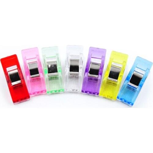 10PCS Colorful Sewing Clip Plastic Quilter Holding Wonder Clips Clamps Fabric Quilter Binding Clothespin Home Photo Hanging Clip