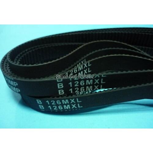 101MXL/ B126MXL 8mm Width Black Synchronous Timing Belt for EDM Drilling Machine Parts