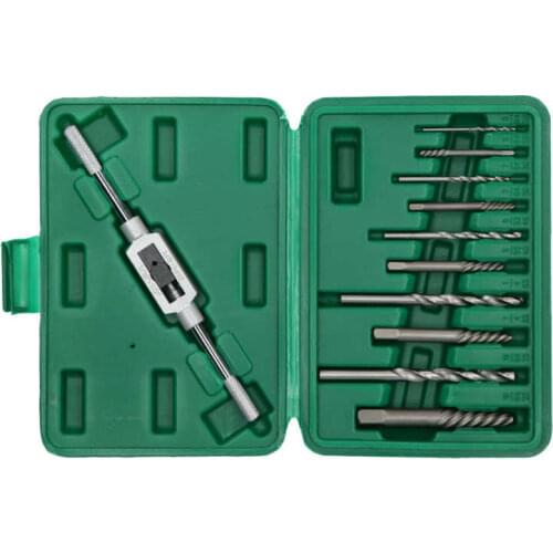 11Pcs Headless Screw Extractor Set Woodwork Quickly Easy Out Damaged Drill Bits Screw Remover