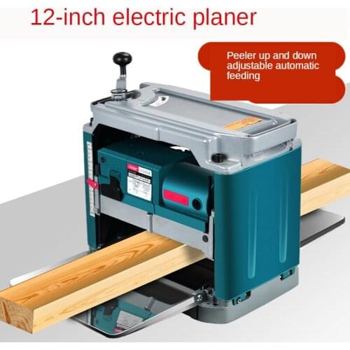 220VElectric Woodworking Multi-function Planer Power Tool Household Single-sided High-power Desktop Machinery Wood Planer 1850W
