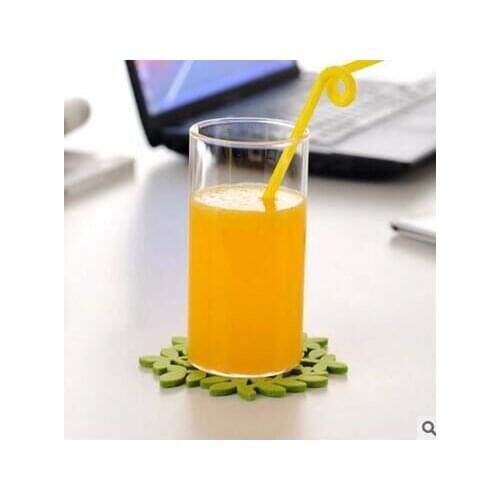 350ml Heat-resistant Glass Coffee Cup Water Juice Cup Teacup for home office bar teahouse tearoom coffee shop bar