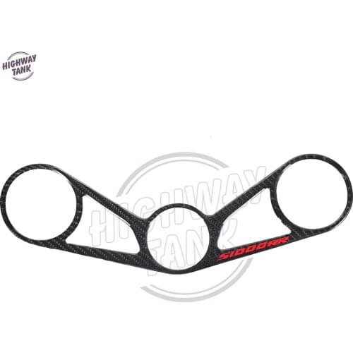 3D Motorcycle Carbon Fiber Stickers Top Triple Clamp Yoke Motocross Sticker Case for BMW S1000RR S1000 RR 2009-2014