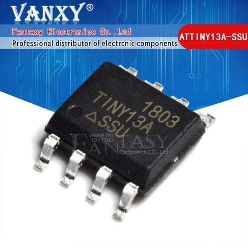 5PCS ATTINY13A-SSU SOP8 ATTINY13A SOP TINY13A SOP-8 13A-SSU SMD new and original IC