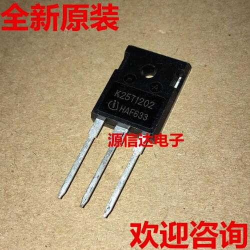 5PCS The new original ikw25t1202k25t1202to-247 25a/1200v single-tube IGBT inverter