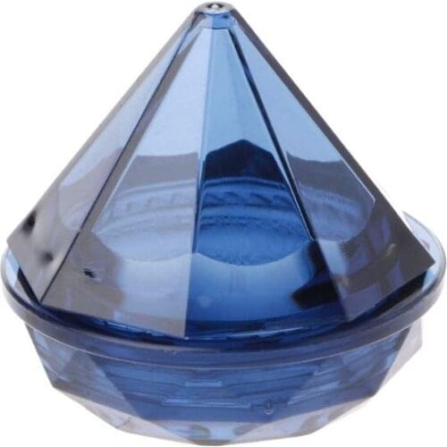 5g Diamond Shape Cream Box Travel Cosmetic Packaging Refillable Empty Case New F068