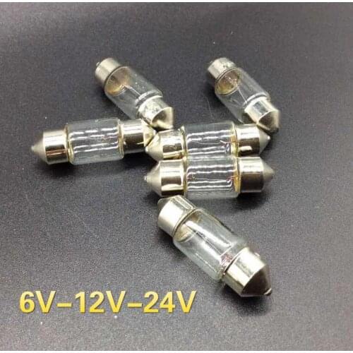 6pcs 6V-12V-24V double tip tungsten bulb for Car Circuit DC Tester 6V 12V 24V Voltage Auto Vehicle Gauge Test Light Measure Pen