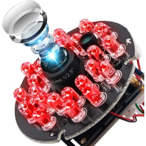 720P HD 8mm lens Day&night Vision Security IR cut Webcam Web Cam infrared Usb Camera Module 1MP with MIC microphone