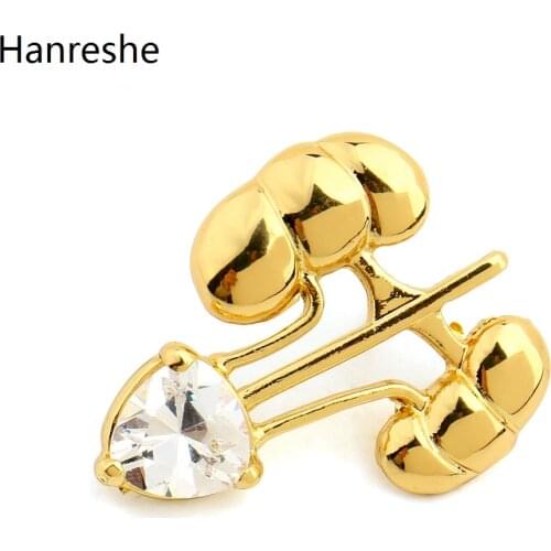 Kidney Shape Medical Brooch Pin Doctor Nurse Medical Jewelry Inlaid Crystal Pins Classic Lapel Hat Badge For Medical Staff