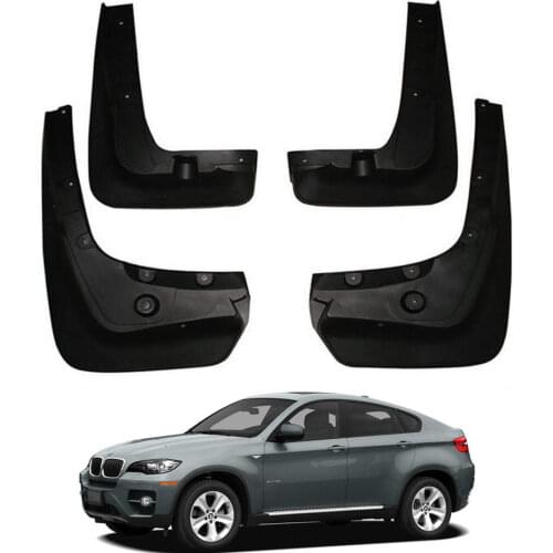 Brand New 4pcs Car Mudguards for BMW X6 E71 2008~2014 mudflaps Splash Guards car Fender Flares Genuine Mud flap Mud Guards