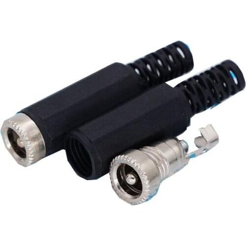 10PCS YX-5.5-2.1 DC Power Female Plug Jack Socket 5.5x2.1mm Adapter Connector Female seat YX Disassembly base 5.5*2.1 DC-022