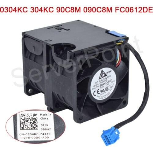 Well Tested Cooling Fan 12V 1.68A 0304KC 304KC 90C8M 090C8M FC0612DE For DELL server R510 6056