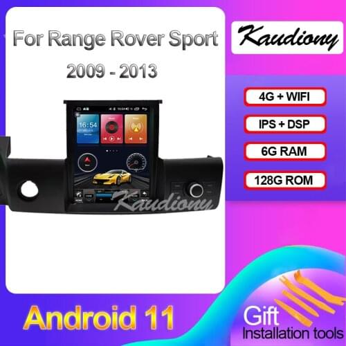Kaudiony 10.4" Android 10.0 For Land Range Rover Sport L320 Car DVD Multimedia Player Auto Radio GPS Navigation 4G DSP 2005-2013
