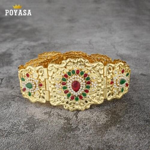 Moroccan big size Chic Caftan wedding gold and silver Metal belt for Luxury Gold Color Women Belt Chain Adjustable Length