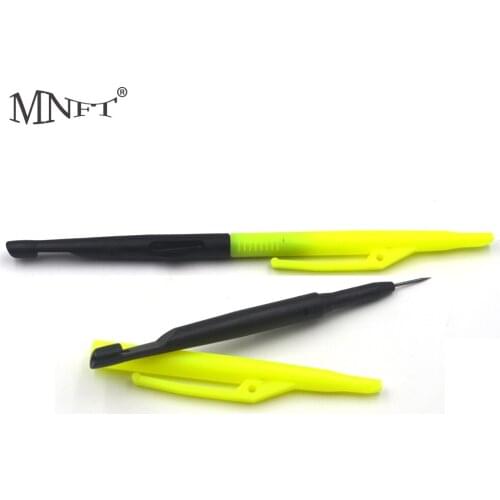 MNFT 2Pcs Pen Shape Plastic Line Knot Picker & Large Hook Disgorger Fishing Tools