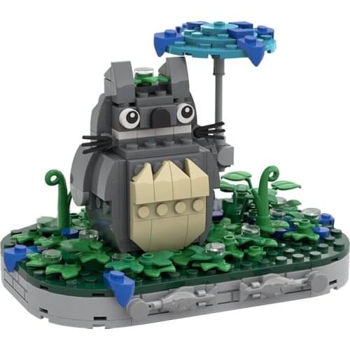 MOC Cute Cat Japan Classic Anime Cartoon Mini Micro DIY Model Building Blocks Bricks Toys For boys Christmas Gifts 261pcs