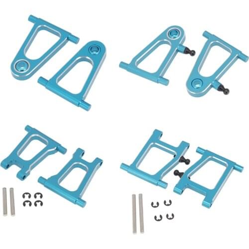 8Pcs Metal Front & Rear Suspension Arms Swing Arm Set For Tamiya TT-01 TT01 TT-01E TT01E 1/10 RC Car Upgrade Parts