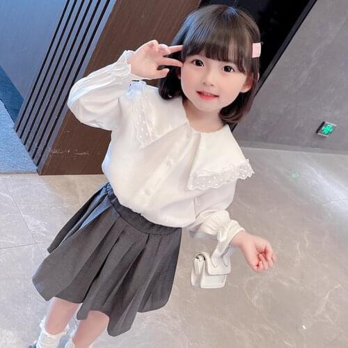 Girls Clothes Blouse + Skirt Clothing For Girls Casual Style Kids Girl Clothes Set Autumn Costumes For Children