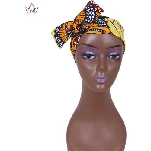 Wholesale Fashion African Headband For Women Ankara Headband Decorations Wrap Tie Scarf Africa Hair Accessories BRW WYB372