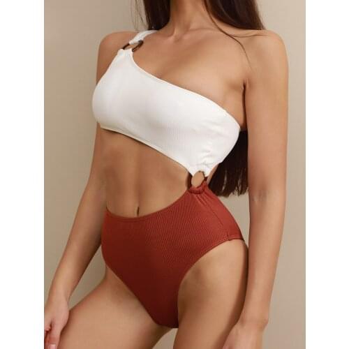 Patchwork Print One Piece Swimsuit Mesh Plus Size Bikini Set Beach Wear Women Strapless Underwear Mid-Waist Biquini Push Ups