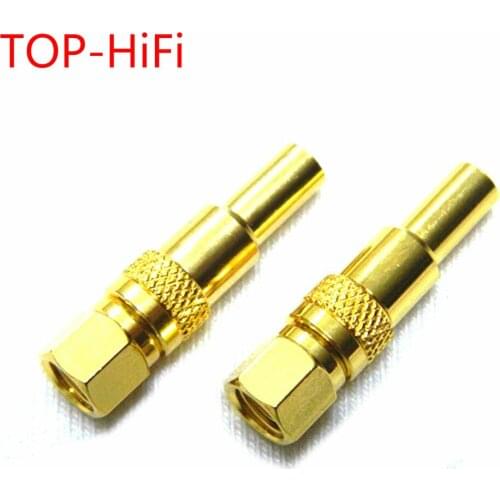 TOP-HiFi one pair HE400 HE5 HE6 HE300 HE560 HE4 HE500 Connectors Adapter Custom Male headphone Pins Plug Jack