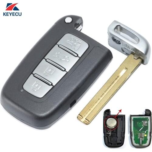 KEYECU Replacement Remote Car Key Fob 4 Button 433MHz PCF7952 ID46 for Kia Soul Sportage