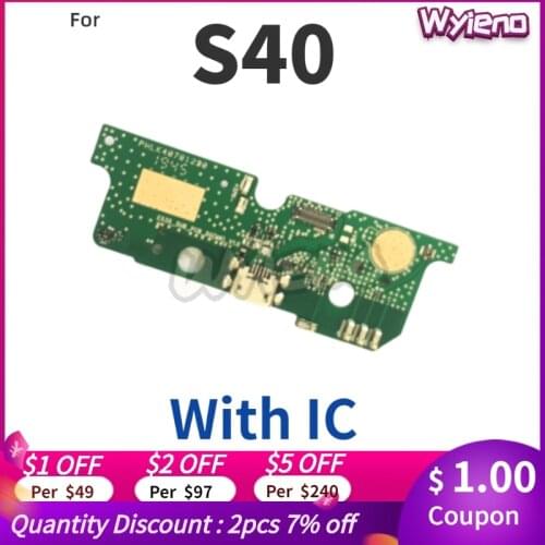 Wyieno For Doogee S40 USB Charging Dock Port Charger Plug Flex Cable Connector Board