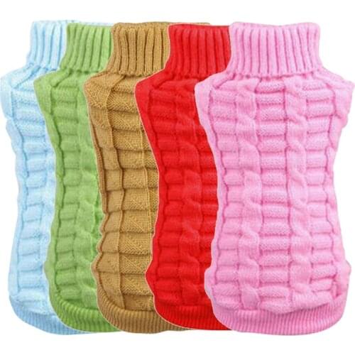 Pet Winter Woolen Sweater pet dog clothes winter chihuahua puppy dog coat Knitwear clothing for dog roupas para cachorro