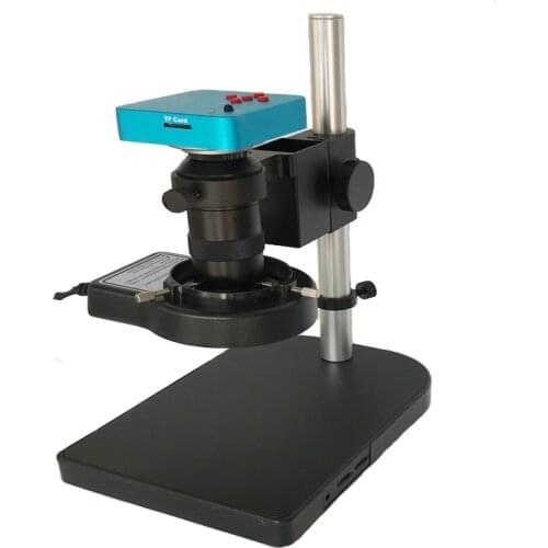 130X Zoom Magnifier Lens 38MP V6 FHD Blue Electronic HDMI USB Digital Video Microscope Camera Cell Phone Motherboard Repair Kits