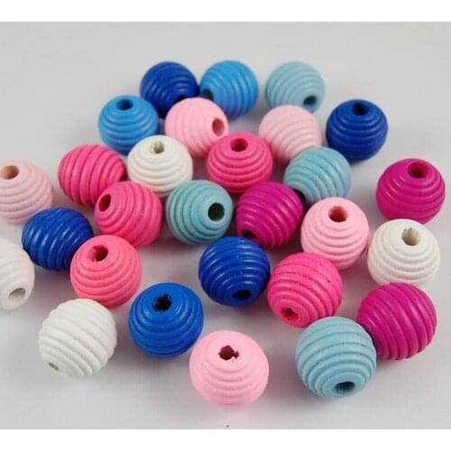 20pcs 18x20mm Natural Unfinished Wooden Beads, Round Spacer Wood Beads for DIY, Crafts, Home Decoration, and Jewelry Making