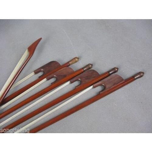 5pcs baroque style brazilwood 4/4 cello bows #7226
