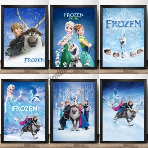 Diamond Painting Disney Princess Frozen 5D Diamond Embroidery Full Square&Round Mosaic Cross Stitch Kits Home Decoration Gift