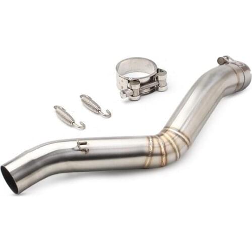 Benelli TRK 502 Motorcycle Modification Exhaust Vent Middle Link Pipe for Benelli TRK 502 Stainless Steel Motorcycle Exhaust Muf