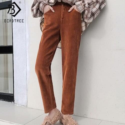 BIRDTREE TB Women's Loose Pants