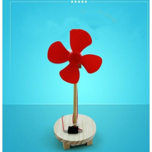 DIY Electric Fan Model Kit Kids Science Experiment Toys School Project Kindergarten Creative Assembled STEM Education