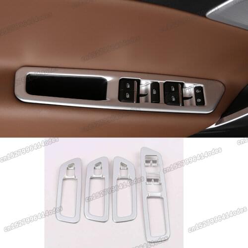 Lsrtw2017 Abs Car Window Control Lifter Button Frame Trims for Geely Boyue Atlas Emgrand 2016 2017 2018 Interior Accessories