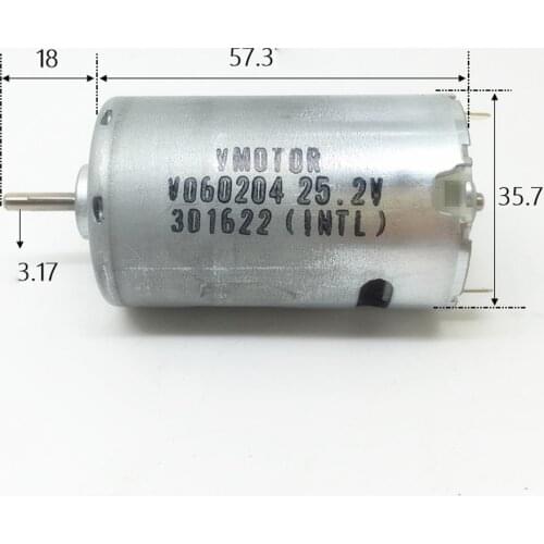 Johnson 555 Motor DC 12V -25.2V 18V 21000RPM Carbon Brush Electric Motor High Speed Strong Magnetic Large Torque for Garden Tool