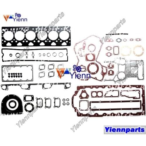 For Perkinss 1006 1006-6 Overhaul Gasket Set With Head Gasket Fit JCB Excavator 1006 Diesel Engine Spare Parts
