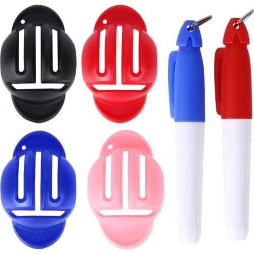 Golf Ball Line Liner Marker Pen Template Drawing Golf Alignment Marks Aids Tools Professional Golfer Training Aids