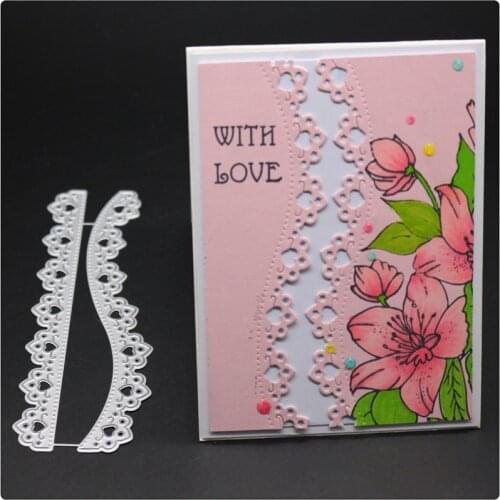 YINISE Scrapbook Metal Cutting Dies For Scrapbooking Stencils CARD LACES DIY Album Cards Decoration Embossing Folder Die Cut