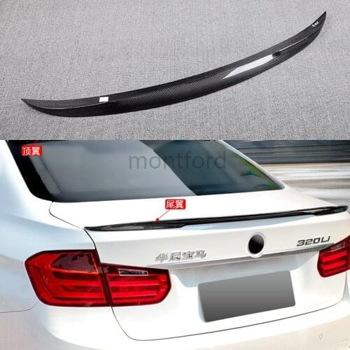 Car Styling Carbon Fiber Modified Rear Spoiler Tail Trunk Wing Decoration For BMW F30 F80 M3 320i 328i 335i 326 F30 2012-2018