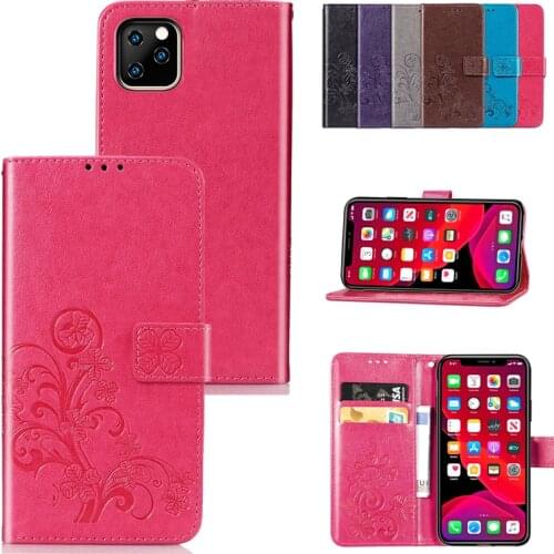 Fashion Ultra Thin Solid Color Leather Phone Case For iPhone SE 11 XS Pro Max X XR 8 7 6 6S Plus 5C 5S 5SE With Card Slot Cases