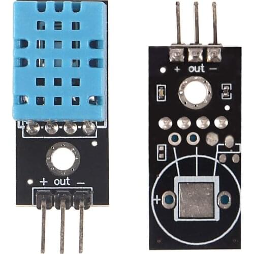 Temperature DHT11 1 Humidity PC Sensor Module 3.3-5V with Dupont Wires for Arduino Raspberry Pi 2 3 0-50℃ Celsius Sensor Module