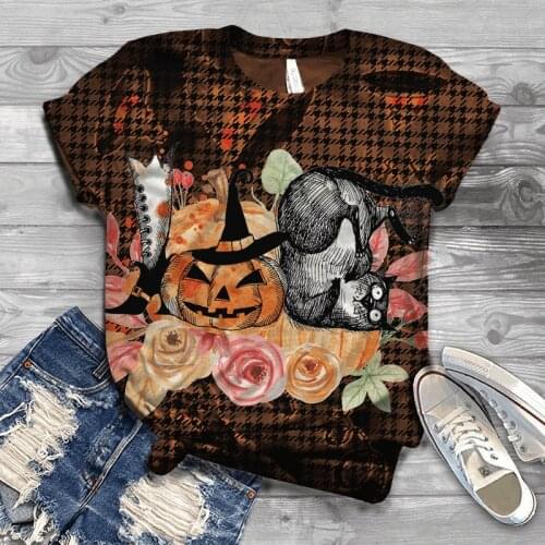 2021 mens and womens casual summer fashion 3D Halloween printed T-shirts comfortable outdoor street shirts childrens T-shirts