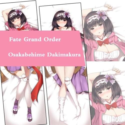 Game Fate Grand Order Dakimakura Fullbody Pillowcase Home Bedding Sexy Version Osakabehime Pillow Cover Peach Skin / 2way Tricot