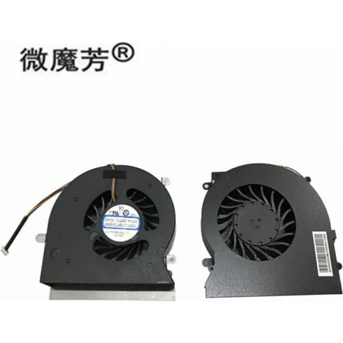 New CPU Cooling Fan For MSI GT62 GT62VR MS-16L1 MS-16L2 MS-16L3 6RD 6RE 7RE N322 N395 PABD19735BM 4-Pins 12V 0.65A 4Pin