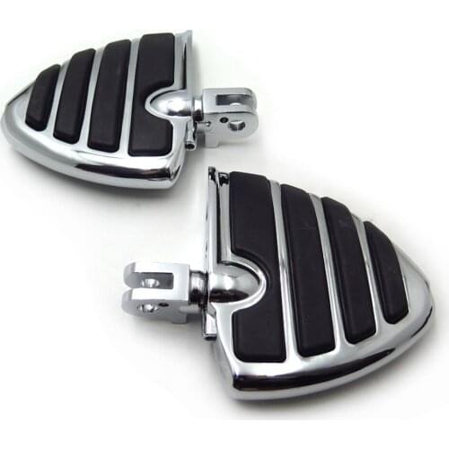 Aftermarket free shipping motor parts Big wing Footpegs Pair For 1996-2001 Triumph Adventurer (Front & Rear) 1999 2000 chromed