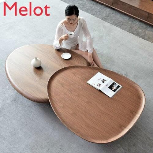 Nordic Style Affordable Luxury Coffee Table Living Room Home Simple Modern Furniture Creative Cool round Coffee Table TV Cabinet