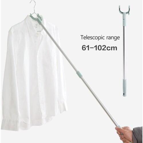 Clothes Rod Dormitory Reinforcement Aluminum Alloy Clothes Rod Clothes Rod Home Telescopic Clothes Rod